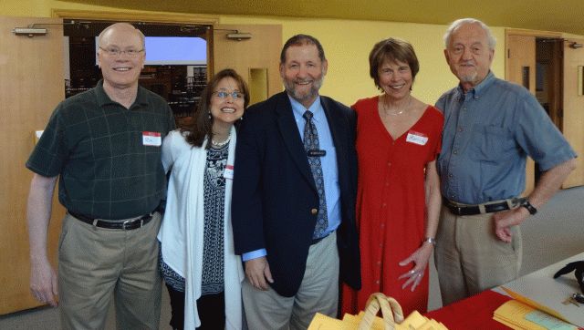 Gottstein and planning committee Jim Gottstein with members of planning committee